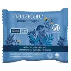 NATRACARE - Toallitas Húmedas Orgánicas Íntimas 12 Uds
