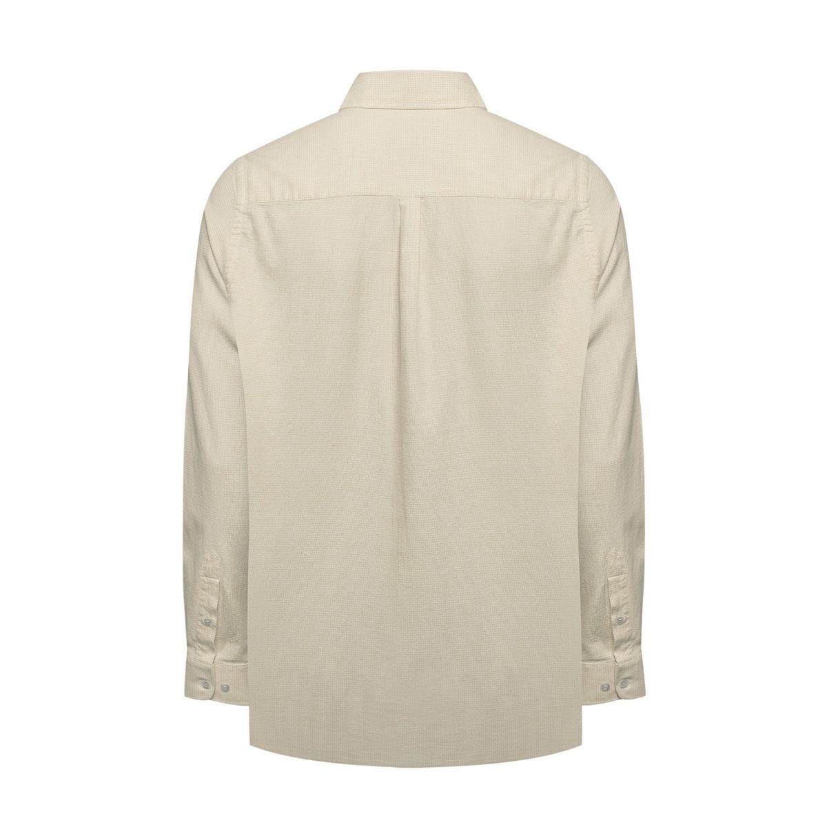 ROCKFORD - Camisa Algodón Hombre Flasquare Beige ROCKFORD
