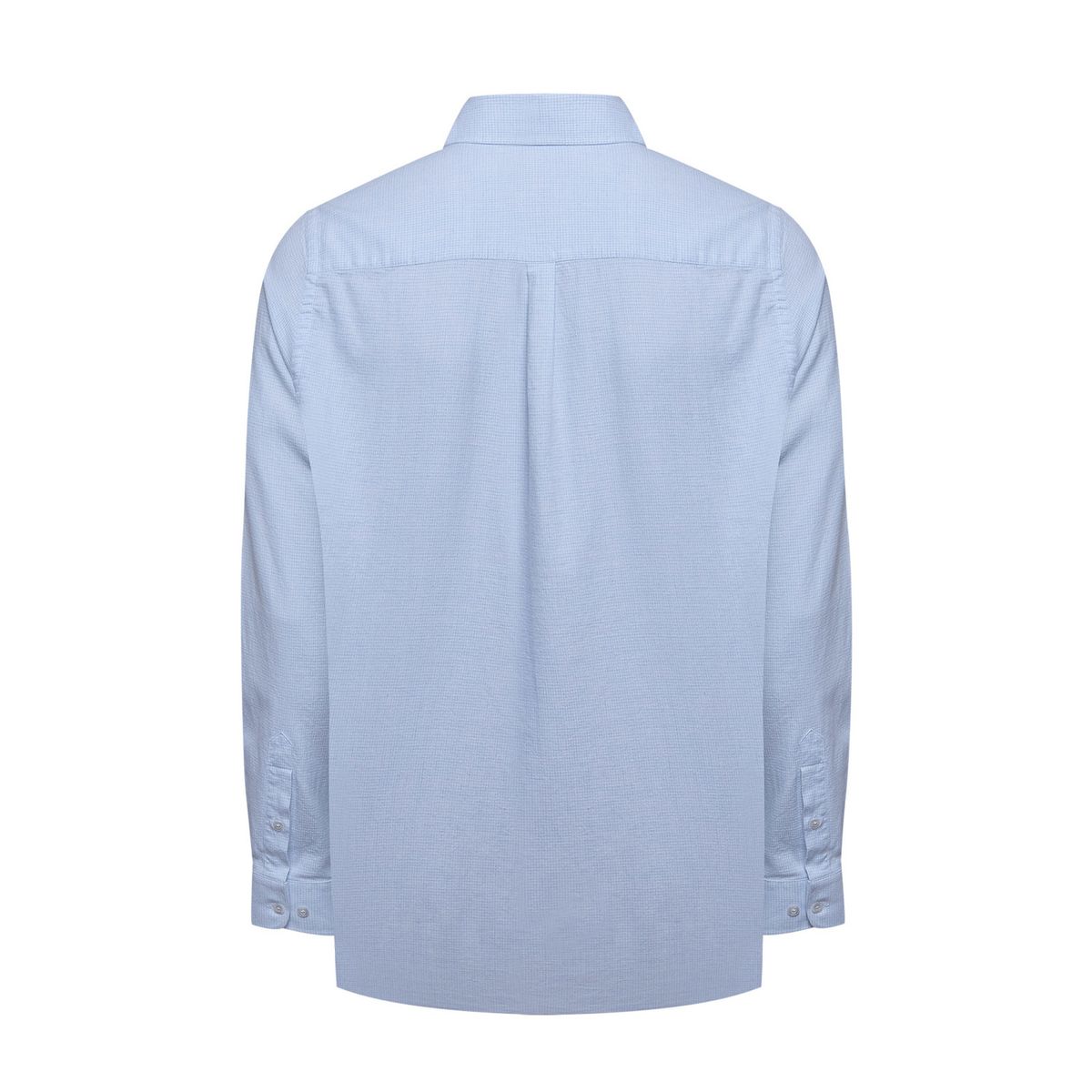 ROCKFORD - Camisa Algodón Hombre Flasquare Azul ROCKFORD
