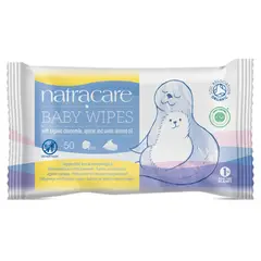 NATRACARE - Toallitas Húmedas Orgánicas Para Bebé 50 Uds