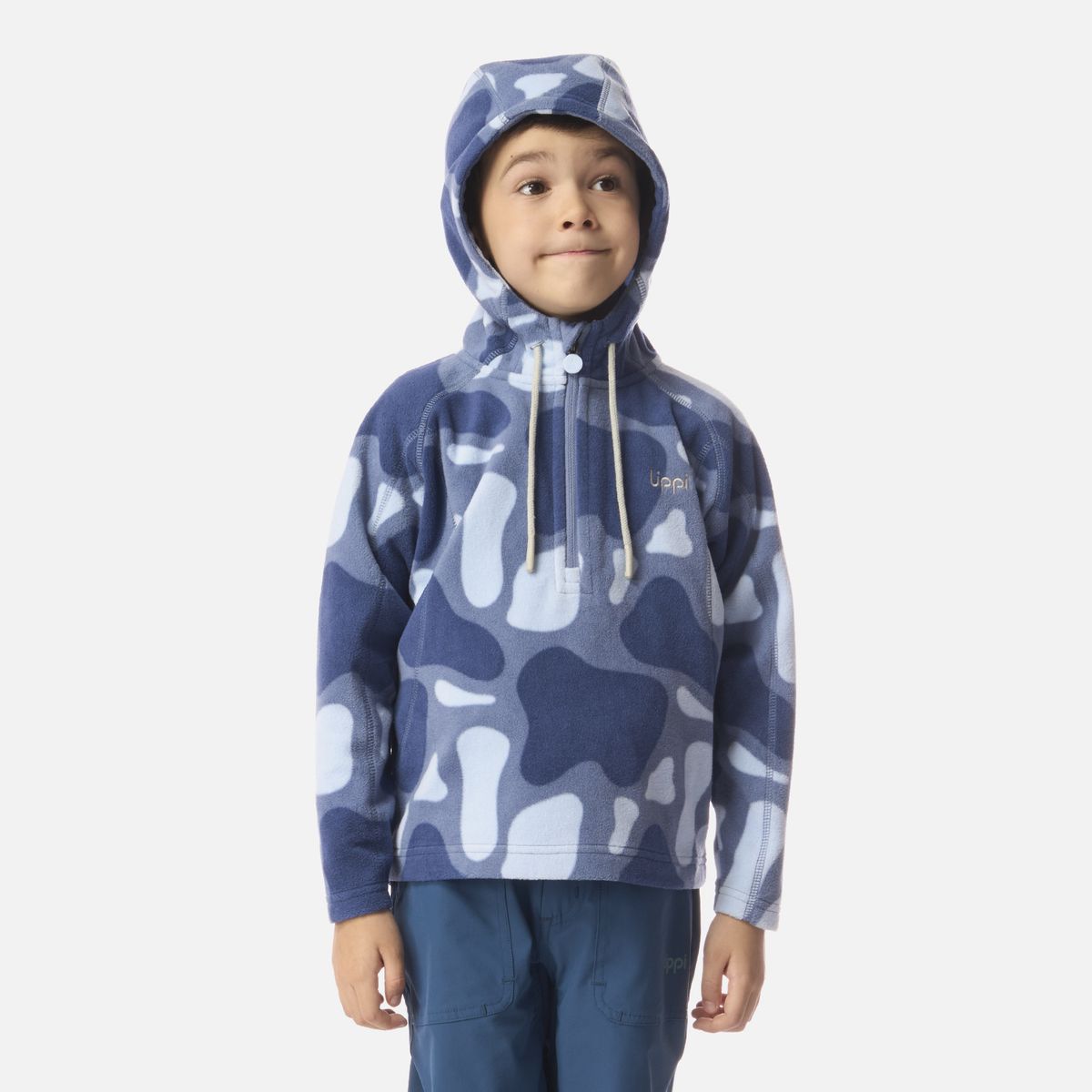 LIPPI - Polar Niño Cold Day Therm-Pro Hoody Jacket Print Azul Piedra Lippi