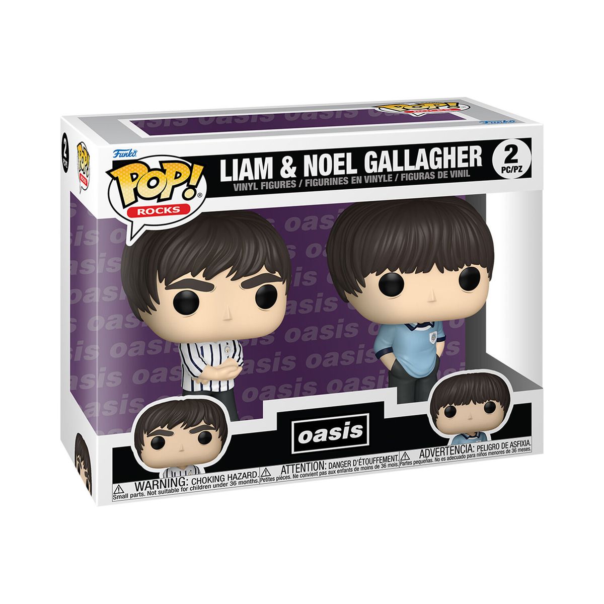 FUNKO - Funko Pop! Oasis: Liam & Noel Gallagher 2 Pack