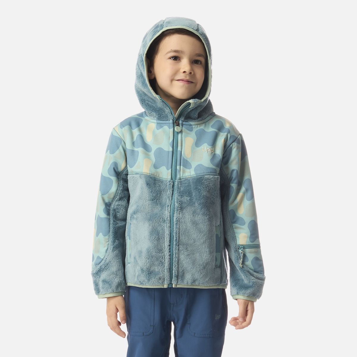 LIPPI - Polar Niño Grillo Therm-Pro Hoody Jacket Petroleo Claro Lippi