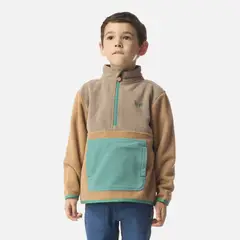 LIPPI - Polar Niño Forest 14 Zip Sweatshirt Cafe Claro