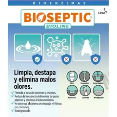 METALFER - Bioseptic 100 Gr Pack 10 Und -bacterias Fosas Septicas