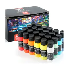 ESHOPANGIE - Kit De Pintura Acrílica 24 Colores 60 Ml