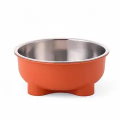 PETPRO - Plato Elevado Para Perros Y Gatos 900ml Acero Inoxidable