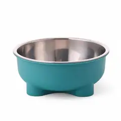 PETPRO - Plato Elevado Para Perros Y Gatos 900ml Acero Inoxidable