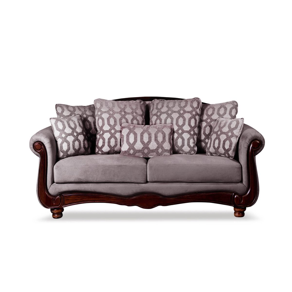 LATAM HOME - Sofa Catania 2 Cuerpos Tela Velvet