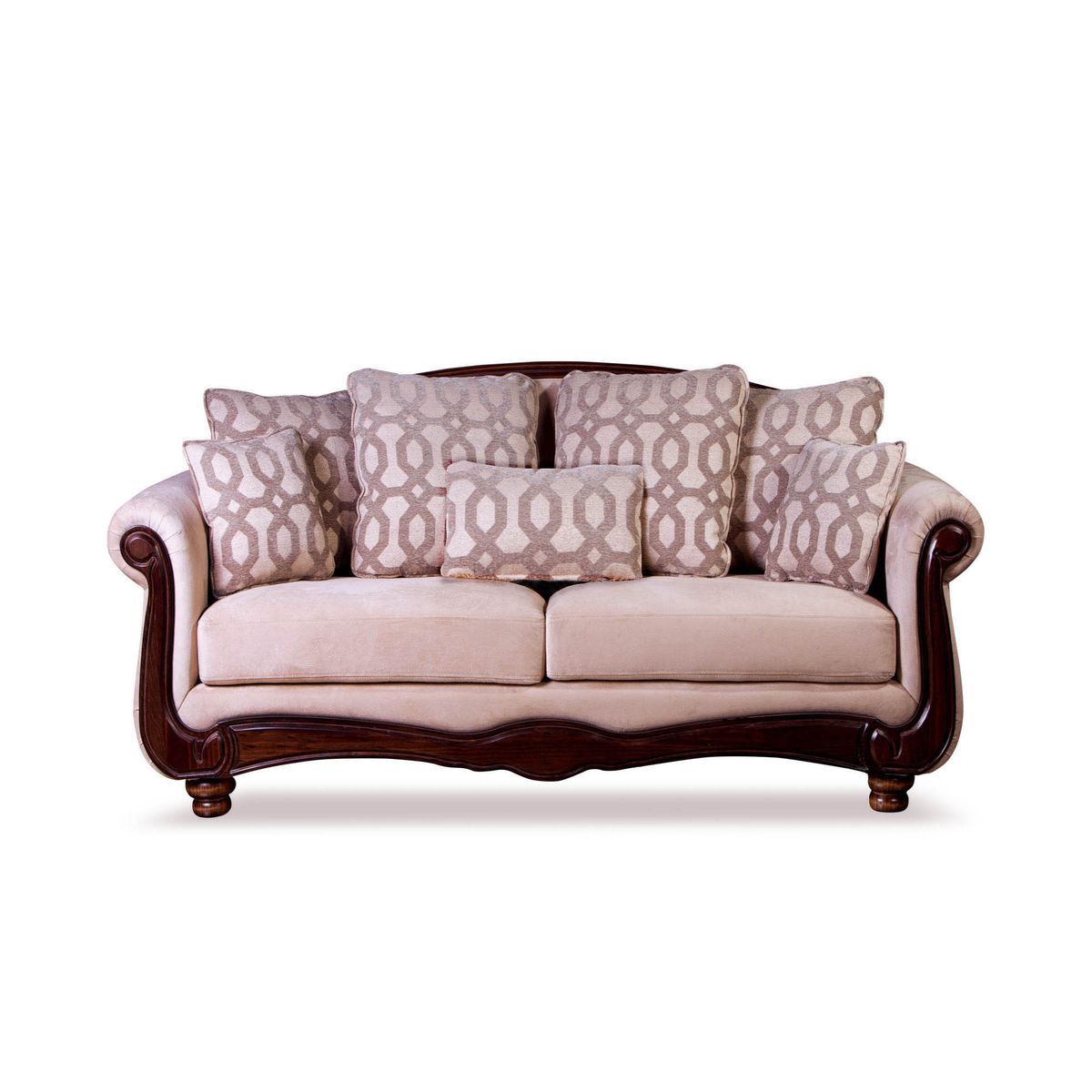 LATAM HOME - Sofa Catania 2 Cuerpos Tela Velvet