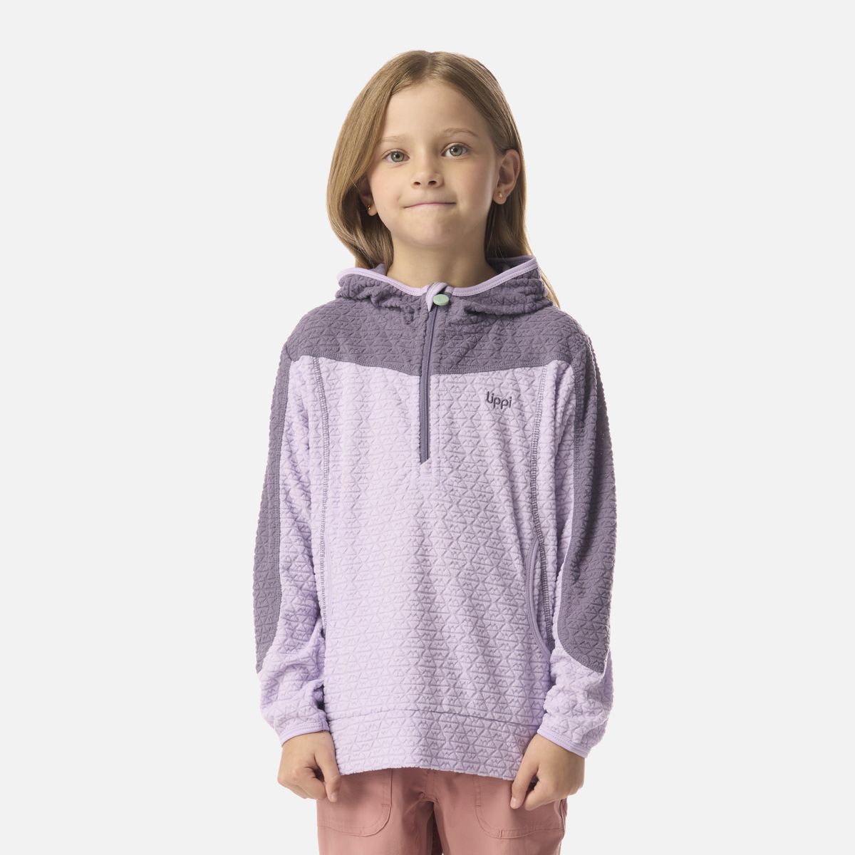 LIPPI - Polerón Niña Saltamontes Nano-F 14 Zip Hoody Lila Lippi