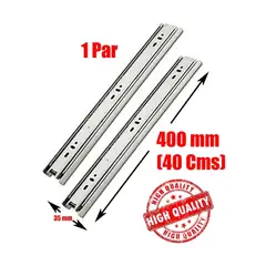 GENERICO - Corredera Telescópica Zinc 400mm 40cm un Par Calidad BELUG