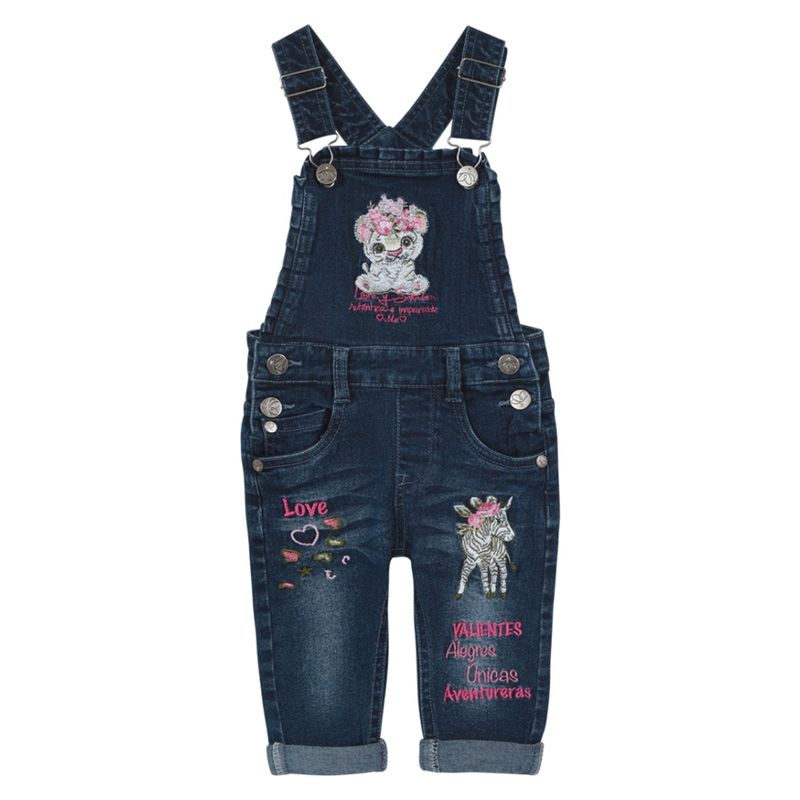 LIMONADA - Jardinera regular denim bebé niña