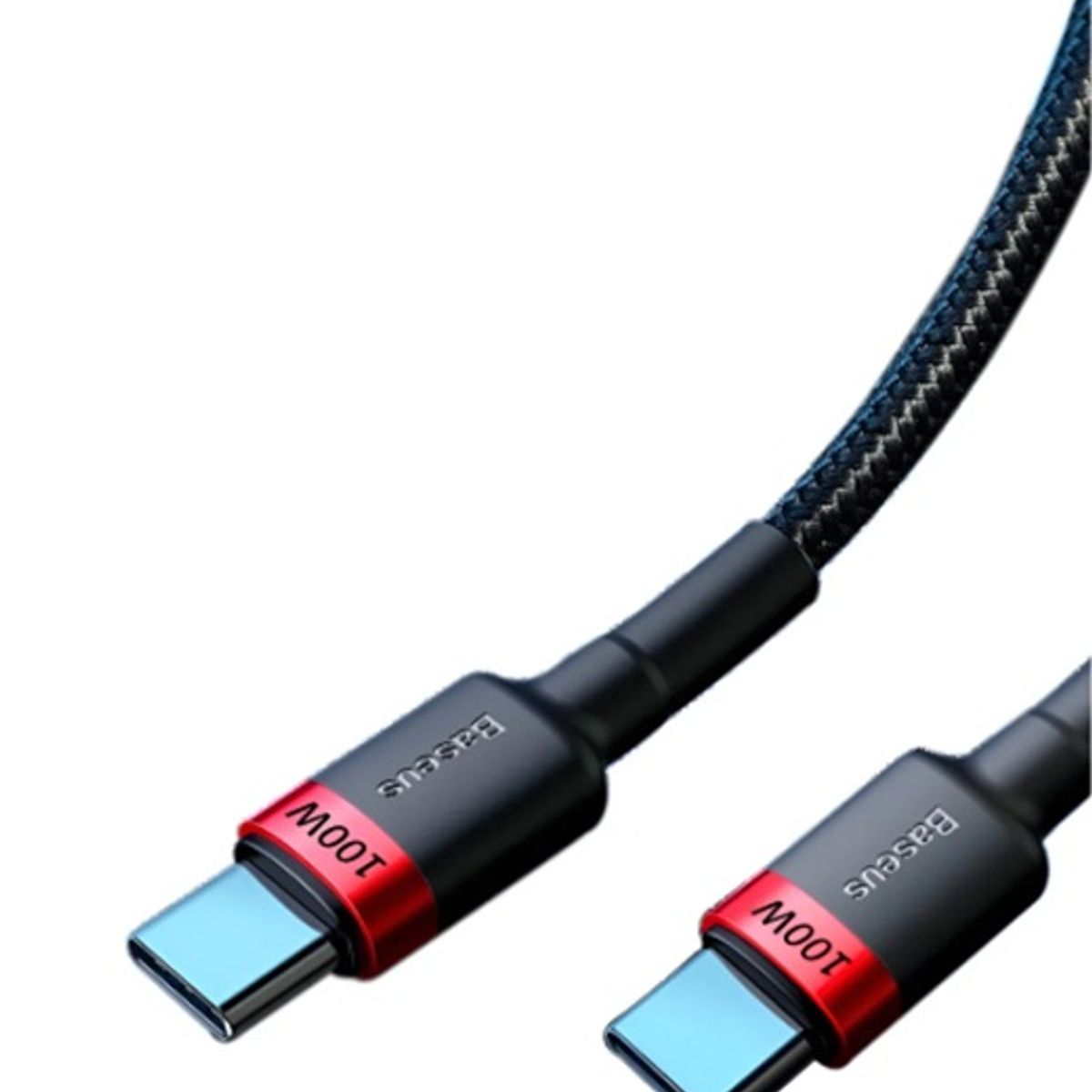 BASEUS - Cable USB Tipo C a Usb C Baseus 2m 100W Color Negro