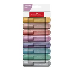FABER-CASTELL - Destacadores Metálicos 8 Colores