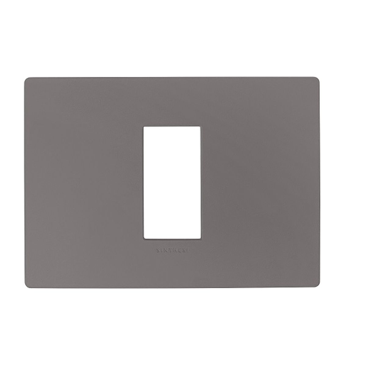 SINTHESI - Placa 1 Puesto S33 Grey Mate C-Soporte