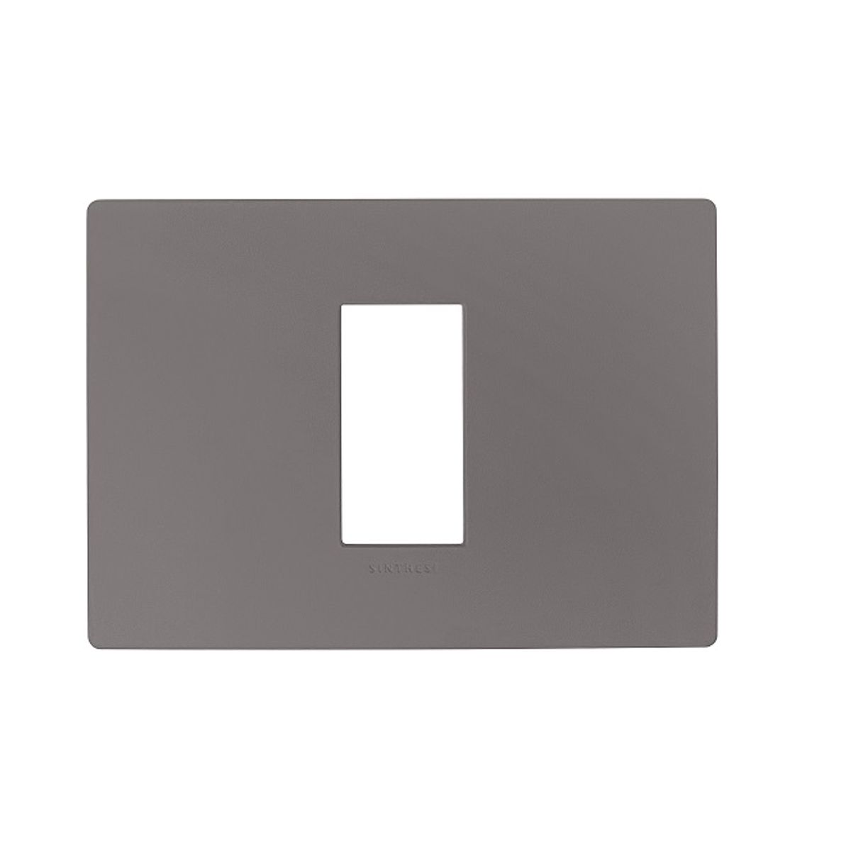 SINTHESI - Placa 1 Puesto S33 Grey Mate C-Soporte