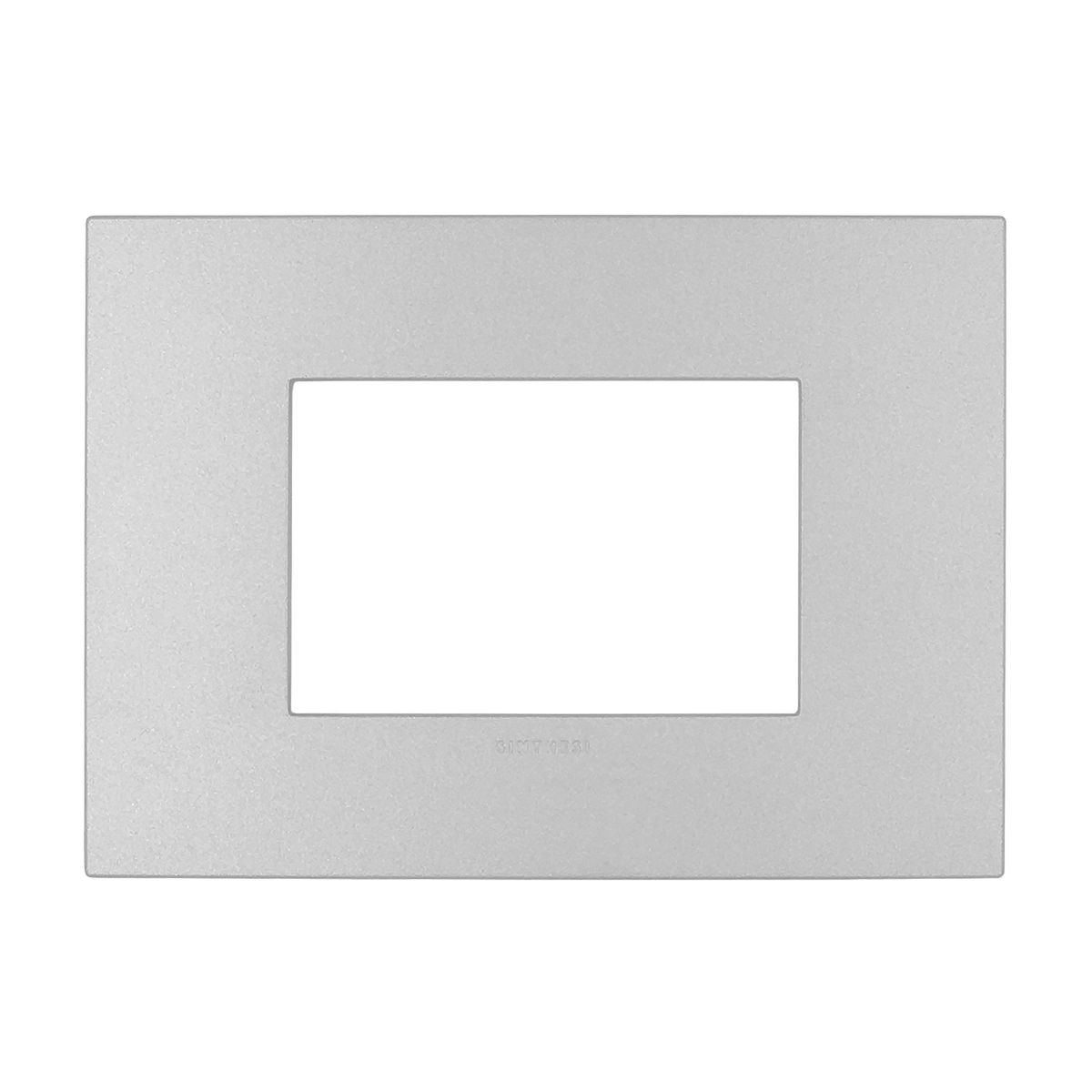 SINTHESI - Placa 3 Puestos S44 Plata C-Soporte