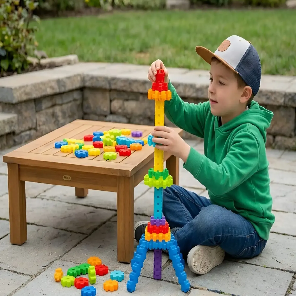 GENERICO - Set de Construcción Bloques Educativos 300 Piezas Woopie