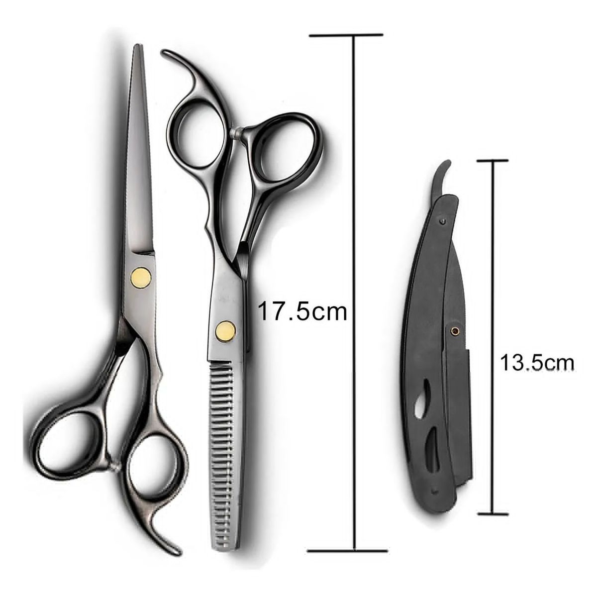 GENERICO - Set Tijera Cortar Pelo Entresacadora Cabello Accessories BELUG
