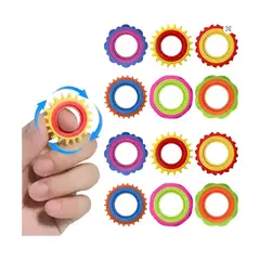 GENERICO - 6 anillos spinner sensorial