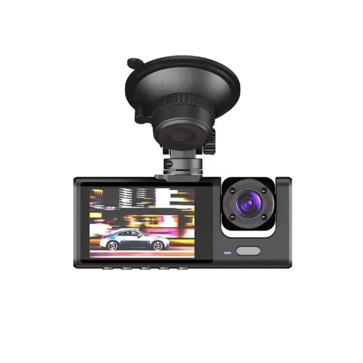 GENERICO - Cámara Para Auto Dash Cam Full HD Rotativa Grabadora DVR