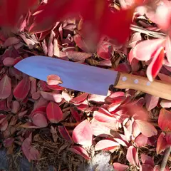 WINDMUHLENMESSER - Cuchillo DUO Santoku 16,5 cm mango de madera de cerezo