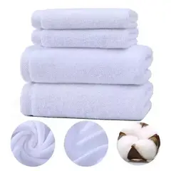 GENERICO - Juego De 4 Toallas De Baño Algodon Grande Gimnasio