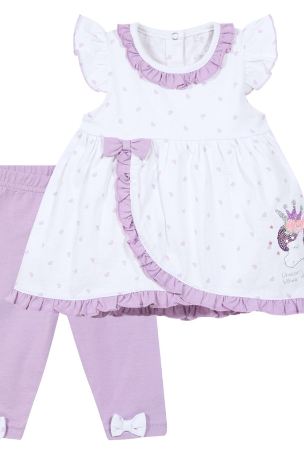LIMONADA - Polera regular 2 piezas algodón bebé niña