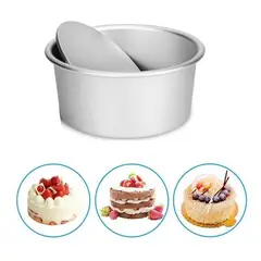 PASTELERIUSCL - Molde De Aluminio Para Tortas Molde Desmontable Queque 18cm