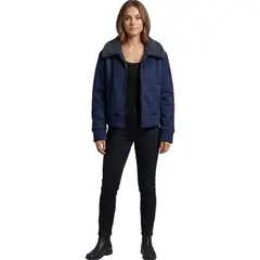 AAYO MODA - Chaqueta Casual Mujer Gamuza Abrigada Talla Standard