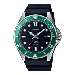 CASIO - RELOJ MARLIN MDV-106B-1A3VCF PLATEADO VERDE