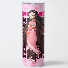 GENERICO - Vaso térmico 600ml - Diseño Nezuko Sakura Blossom