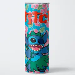 GENERICO - Vaso térmico 600ml - Diseño Stitch Aloha Hula Dance