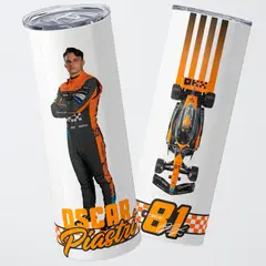 GENERICO - Vaso térmico 600ml - Diseño Oscar Piastri 81 Racing