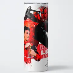 GENERICO - Vaso térmico 600ml - Diseño Charles Leclerc Red Splash Signature