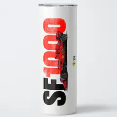 GENERICO - Vaso térmico 600ml - Diseño Ferrari SF1000 Vertical Bold