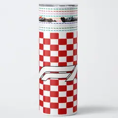GENERICO - Vaso térmico 600ml - Diseño F1 Grid Checkerboard