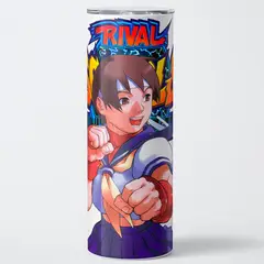 GENERICO - Vaso térmico 600ml - Diseño Sakura Kasugano Rival Schools