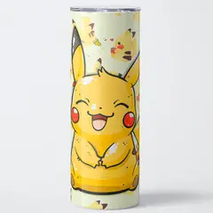 GENERICO - Vaso térmico 600ml - Diseño Pikachu Happy Pattern Edition