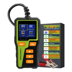 GENERICO - Analizador Probador De Batería 6v-24v Tft Cca Auto Moto BELUG