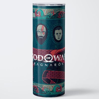 Generico Mug Termo 600Ml - Diseño God Of War Ragnarök Mythic