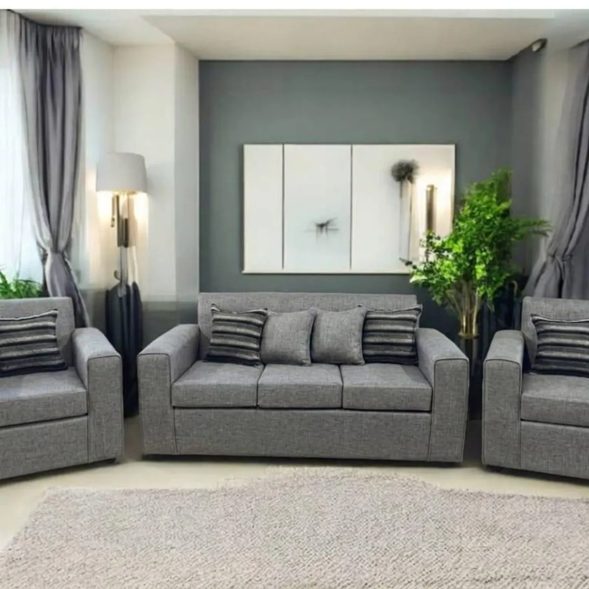 DUNA - Living Viena 3-1-1 gris