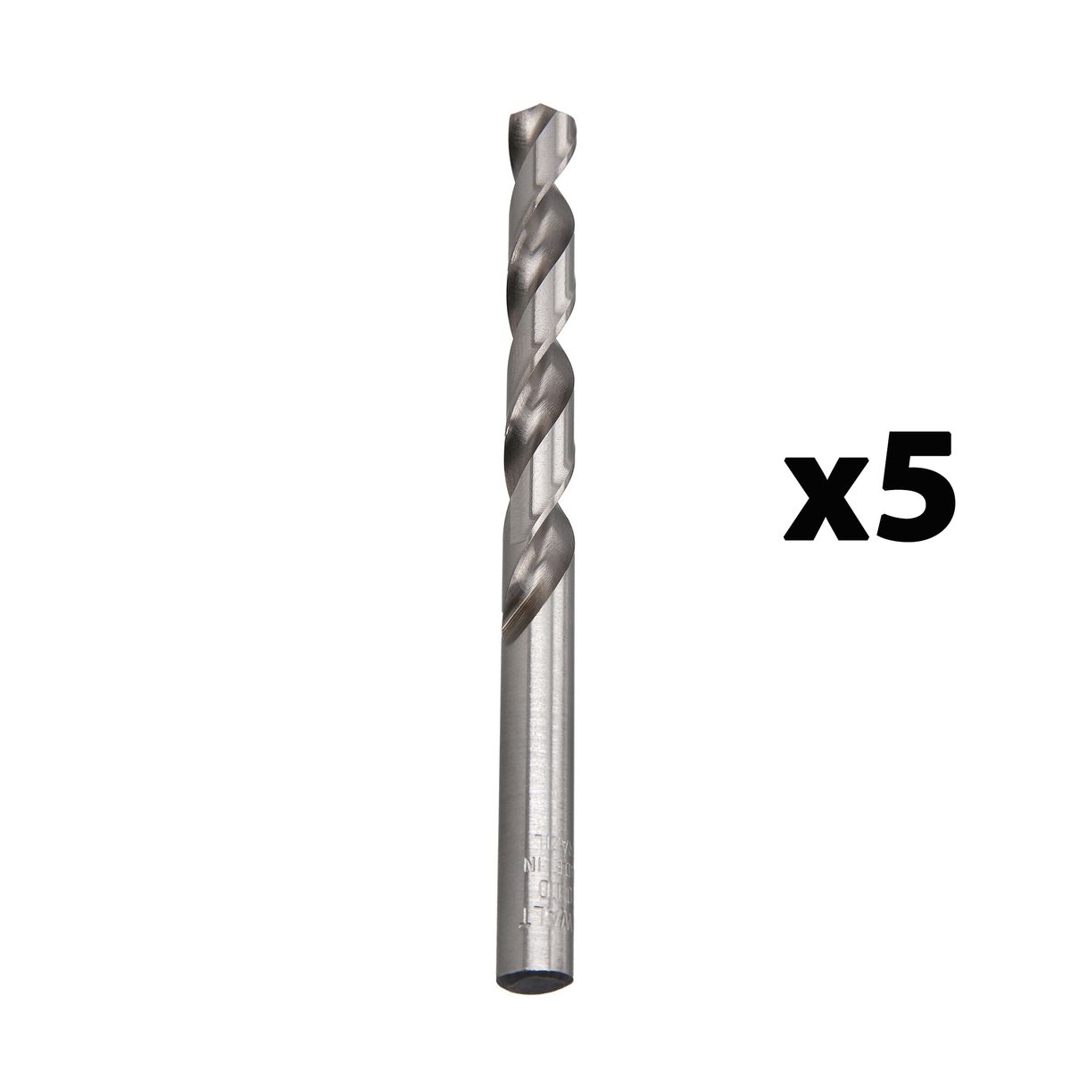 DEWALT - Set 5 brocas acero rápido HSS 10mm DEWALT DWA281000