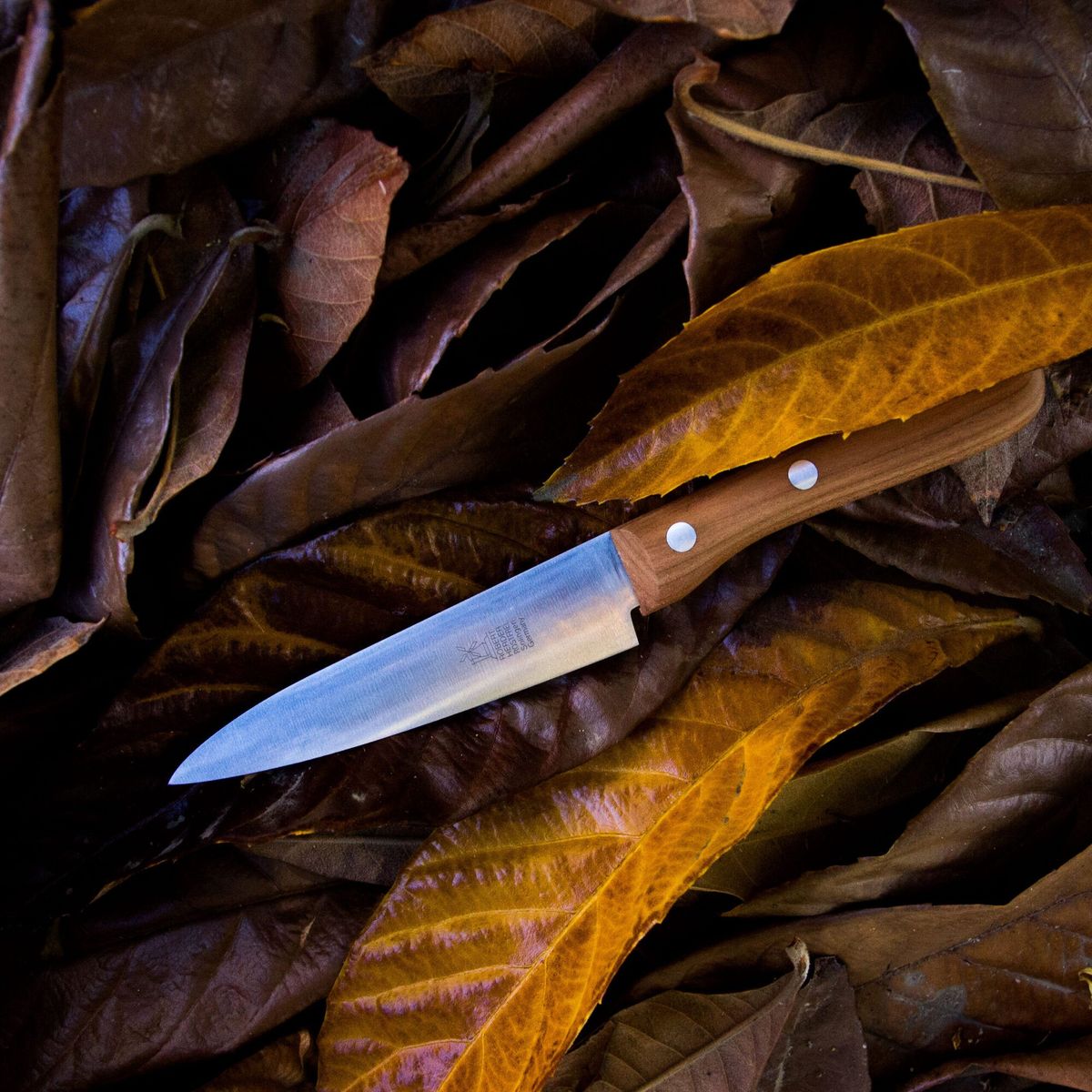 WINDMUHLENMESSER - Cuchillo DUO Petty 13cm con mango de madera de cerezo