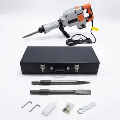 GENERICO - Cango Demoledor 1750W Lic Japones + 2 Punta Cinceladora