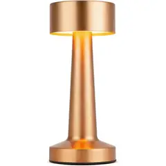 TSKY CHILE SHOPPING - Lámpara de mesa LED portátil con sensor táctil, brillo de 3 niveles, batería recargable