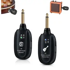 GENERICO - Sistema Inalámbrico Guitarra bajo - A8 - Kit Completo