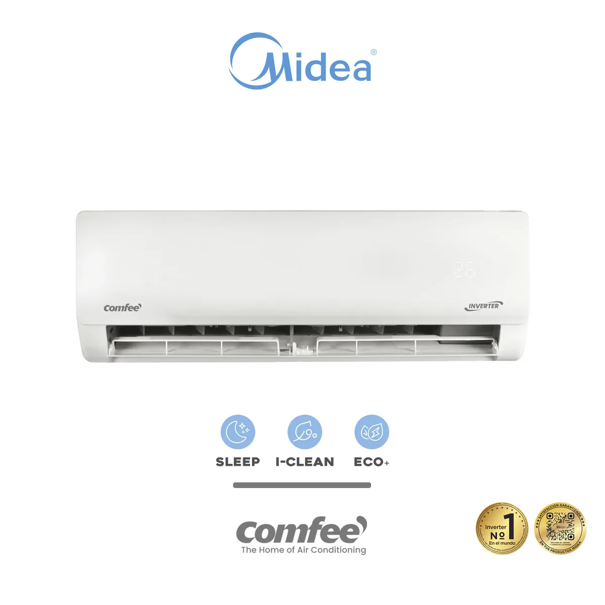 Aire Acondicionado Midea 24.000 BTU - Inverter Comfee, marca MIDEA - Foto Principal
