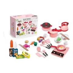 GENERICO - Set Juego De Cocina Elementos De Cocina Juguete Para Niñas
